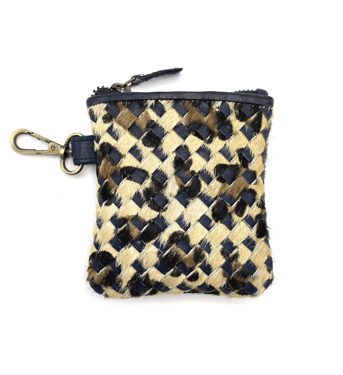 Genuine leather detachable purse with key holder, art. LE407.422