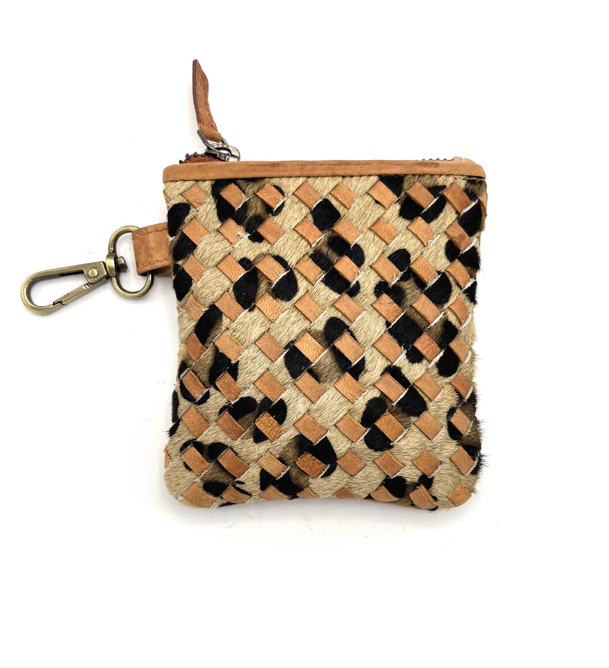 Genuine leather detachable purse with key holder, art. LE407.422