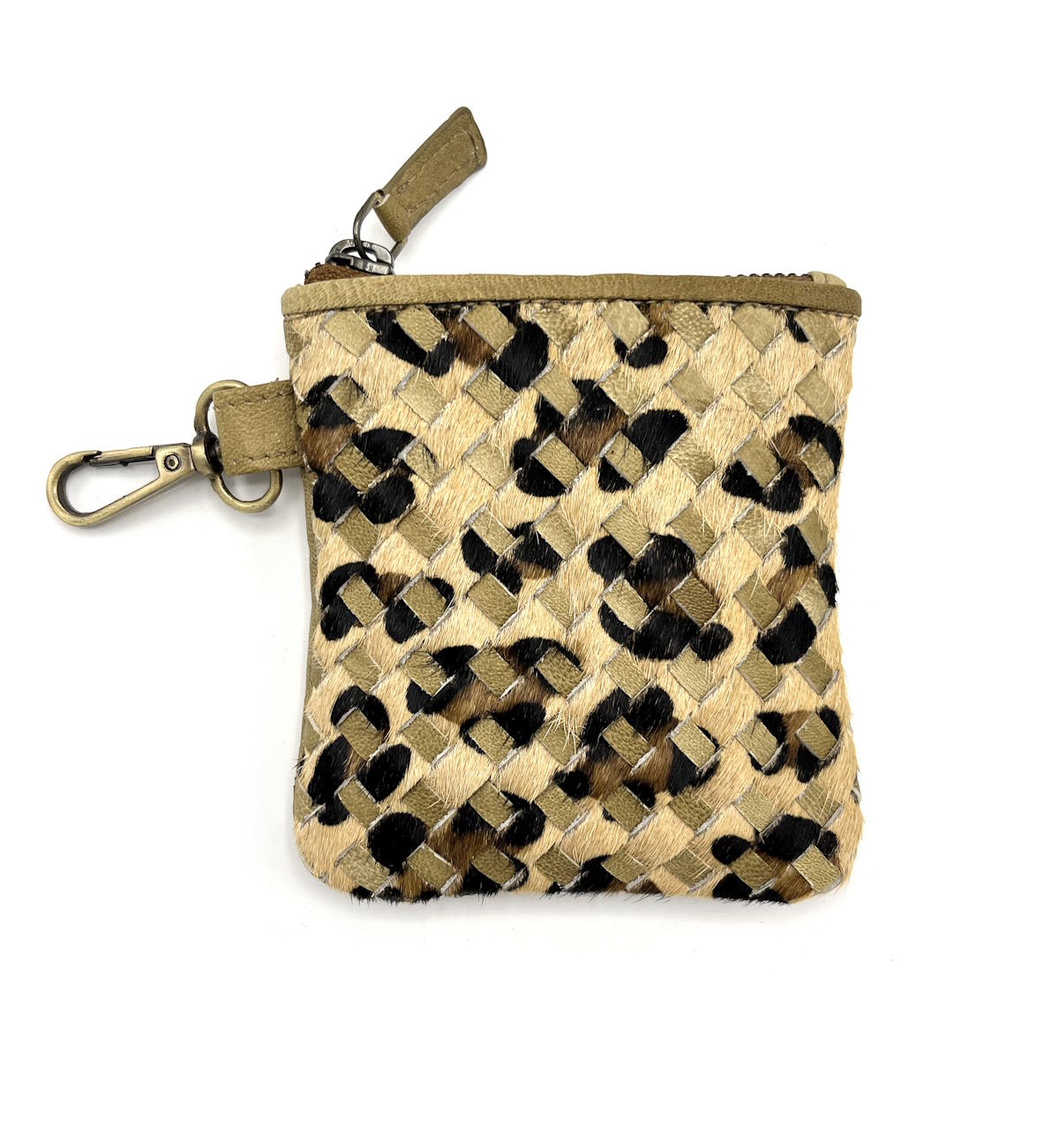 Genuine leather detachable purse with key holder, art. LE407.422