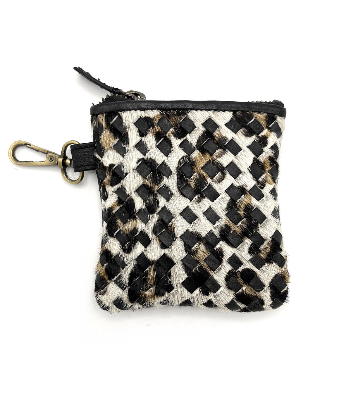 Genuine leather detachable purse with key holder, art. LE407.422