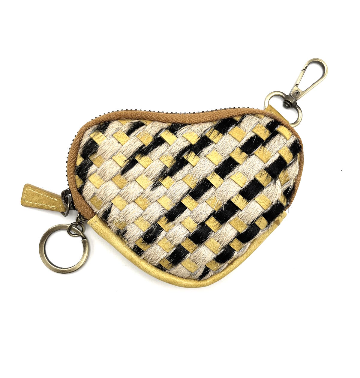 Genuine leather detachable purse with key holder, art. ZE409.422