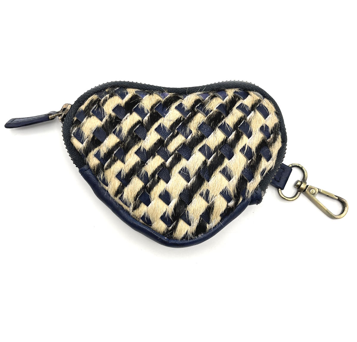 Genuine leather detachable purse with key holder, art. ZE409.422