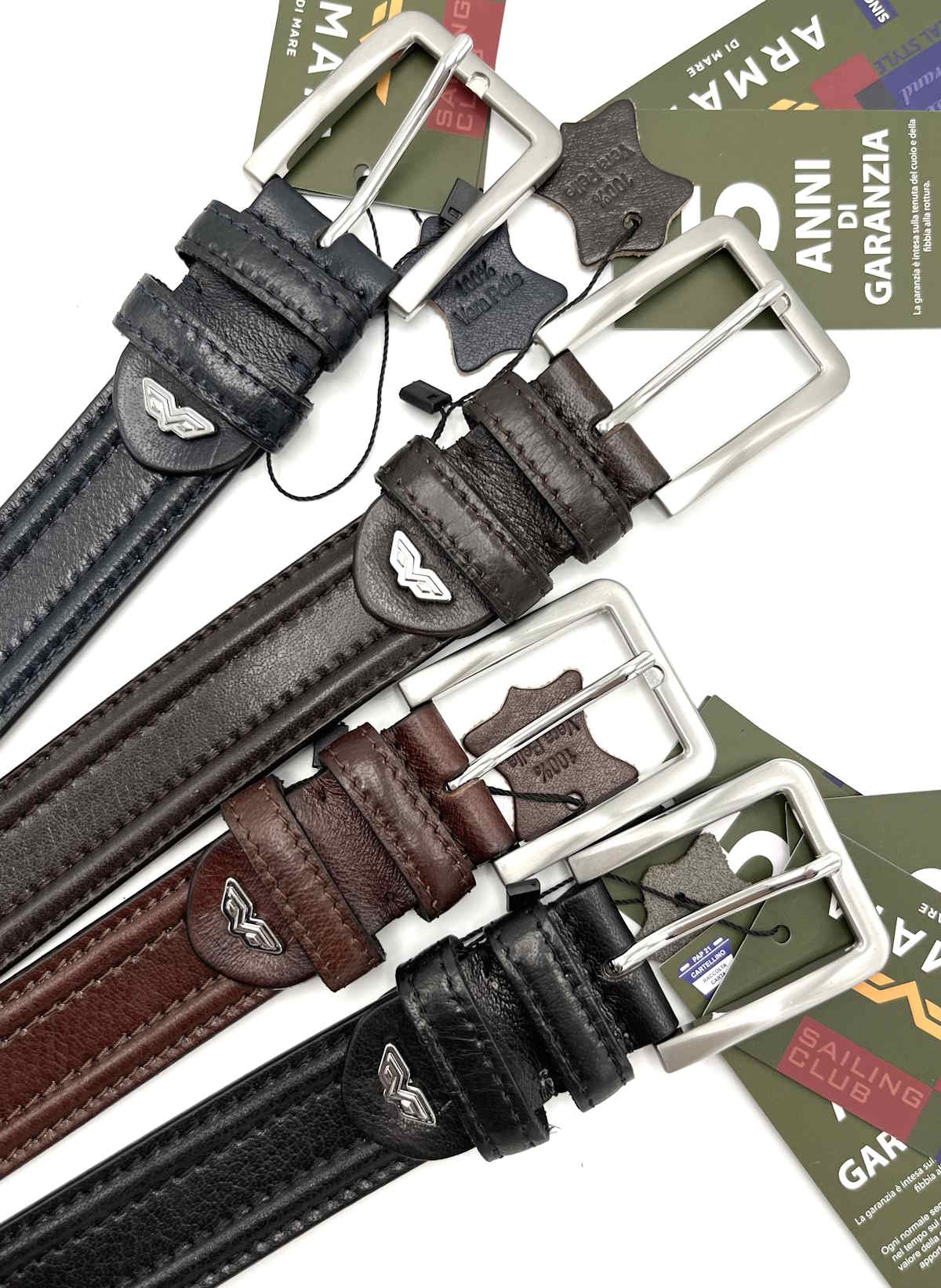 Genuine leather belt, Armata di mare, art. IDK576/35.425