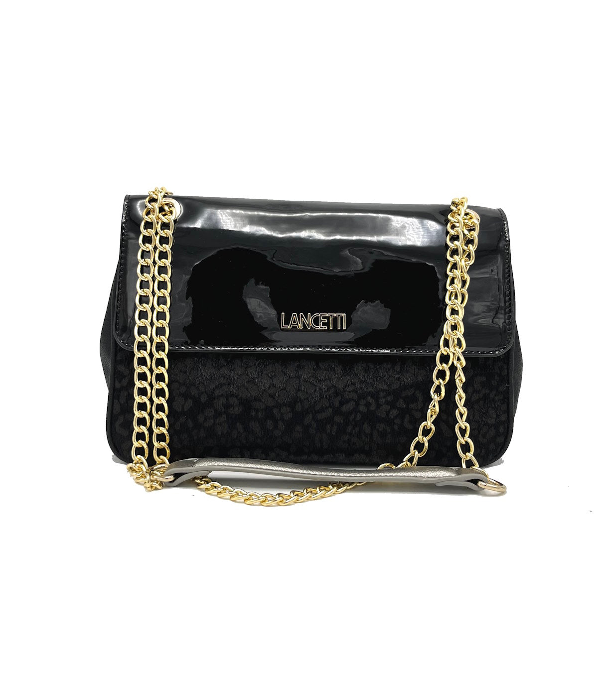 Eco leather chain bag, brand Lancetti, art. LL23W105-3