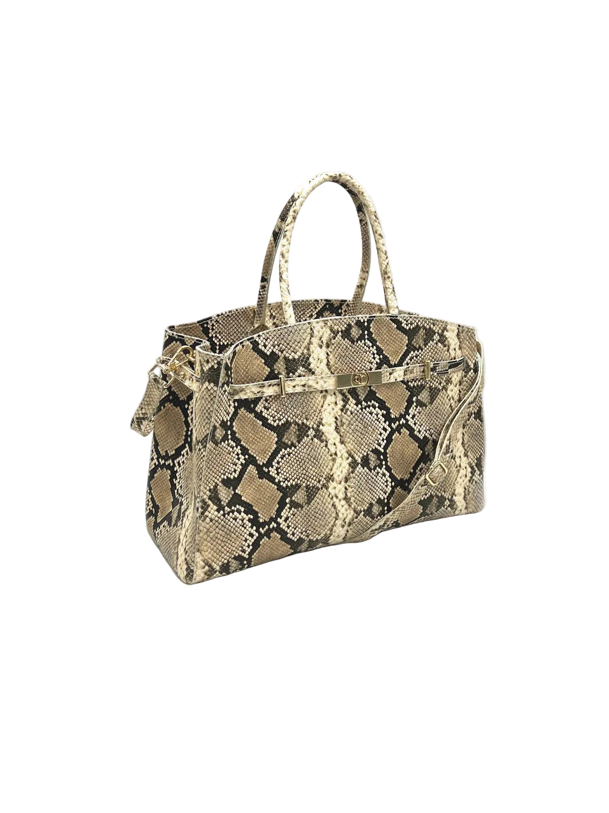 Women's XL Genuine Leather Handbag with Removable Strap, Made in Italy, art. 112708