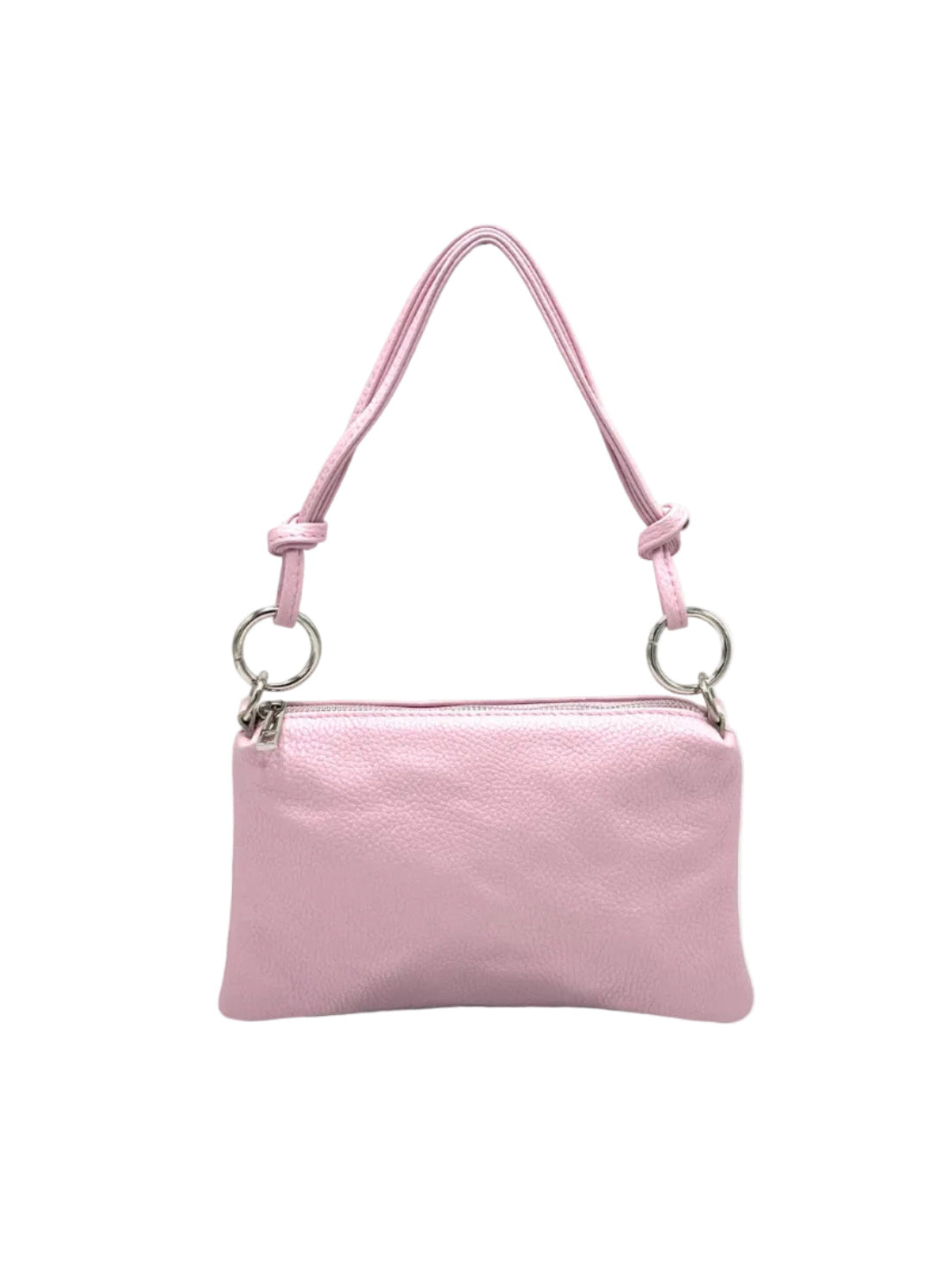 Women's Genuine Leather Handbag with Removable Strap, Made in Italy, art. 112711