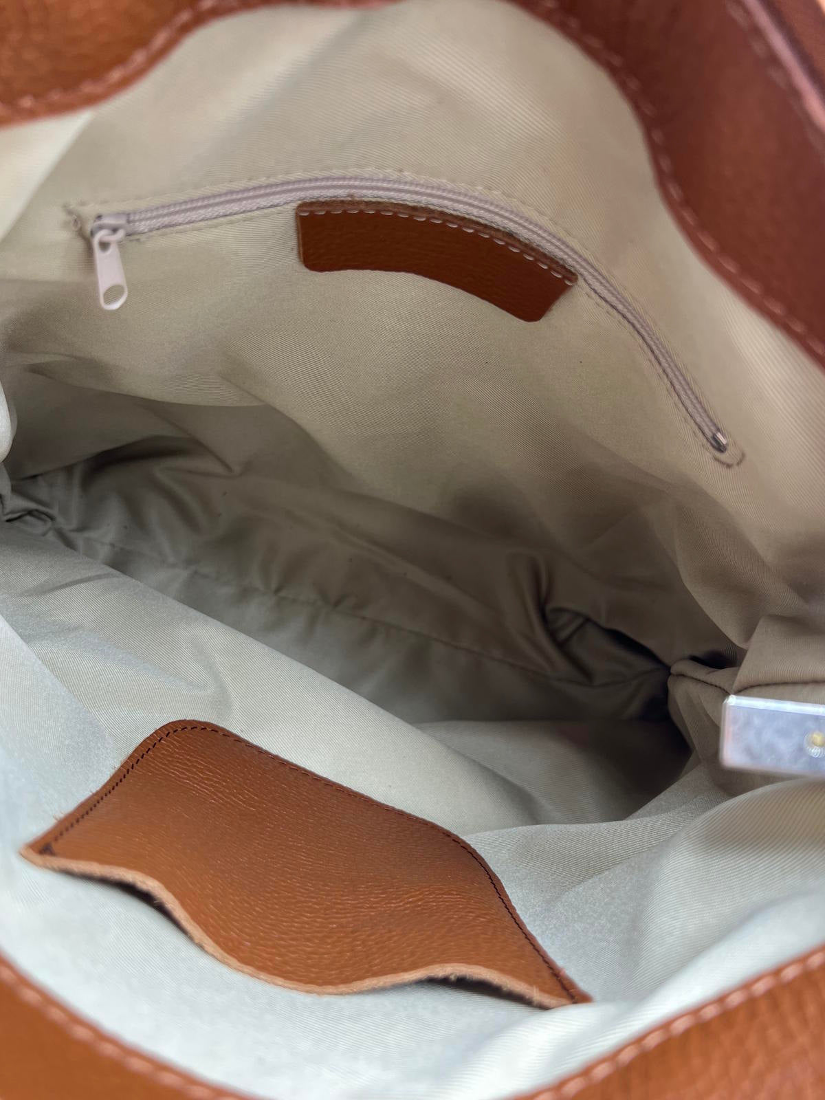 Women's Genuine Leather Backpack, Made in Italy, art. 112486New