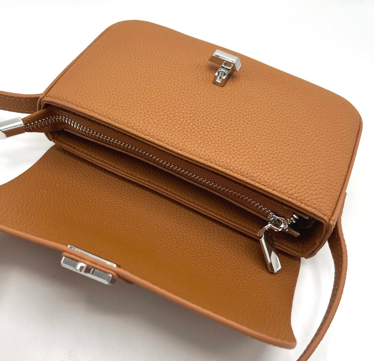 Genuine leather mini shoulder bag, Suie Valentini, art. 2502.412