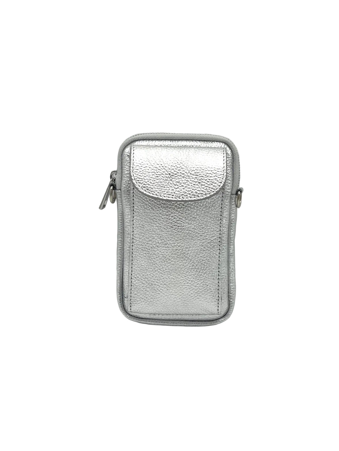 Women's Genuine Leather Crossbody Phone Bag, Made in Italy, art. 112585New