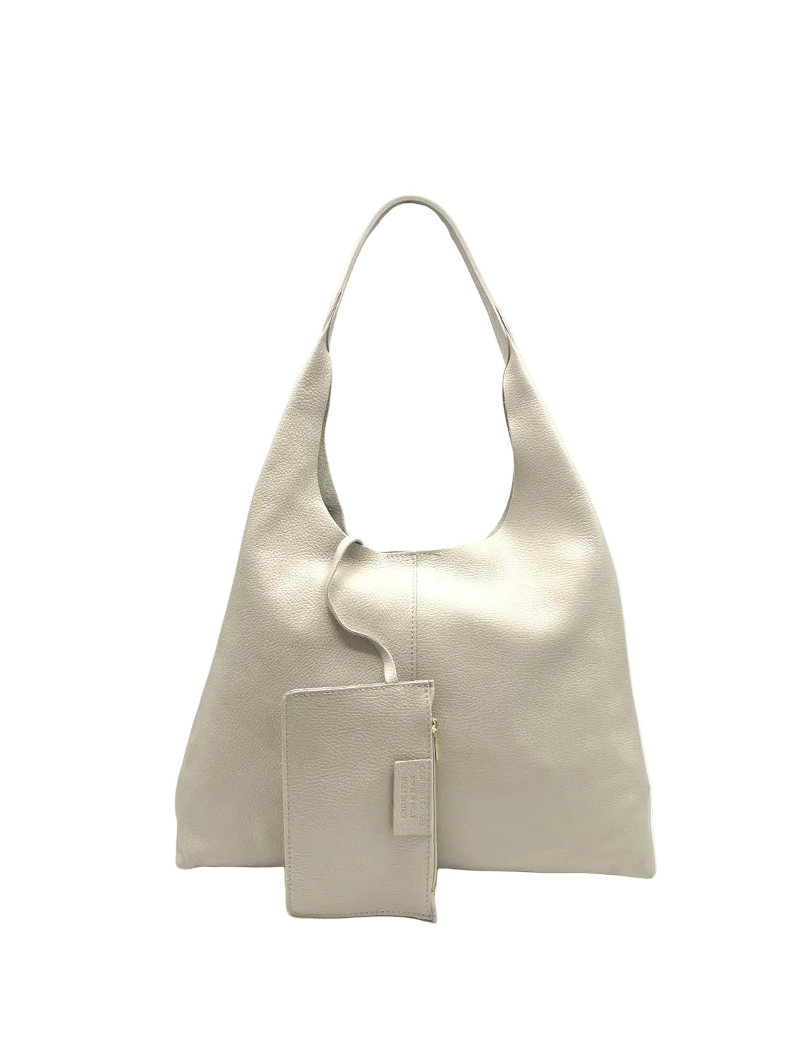 Women's Genuine Leather Hobo Bag, Made in Italy, art. 112710