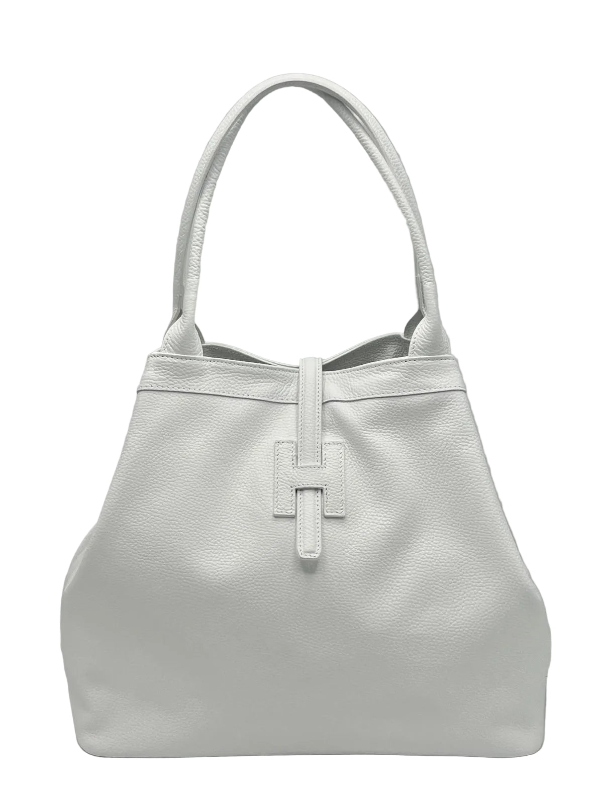 Borsa in vera pelle, misura grande, Made in Italy, art. 112477
