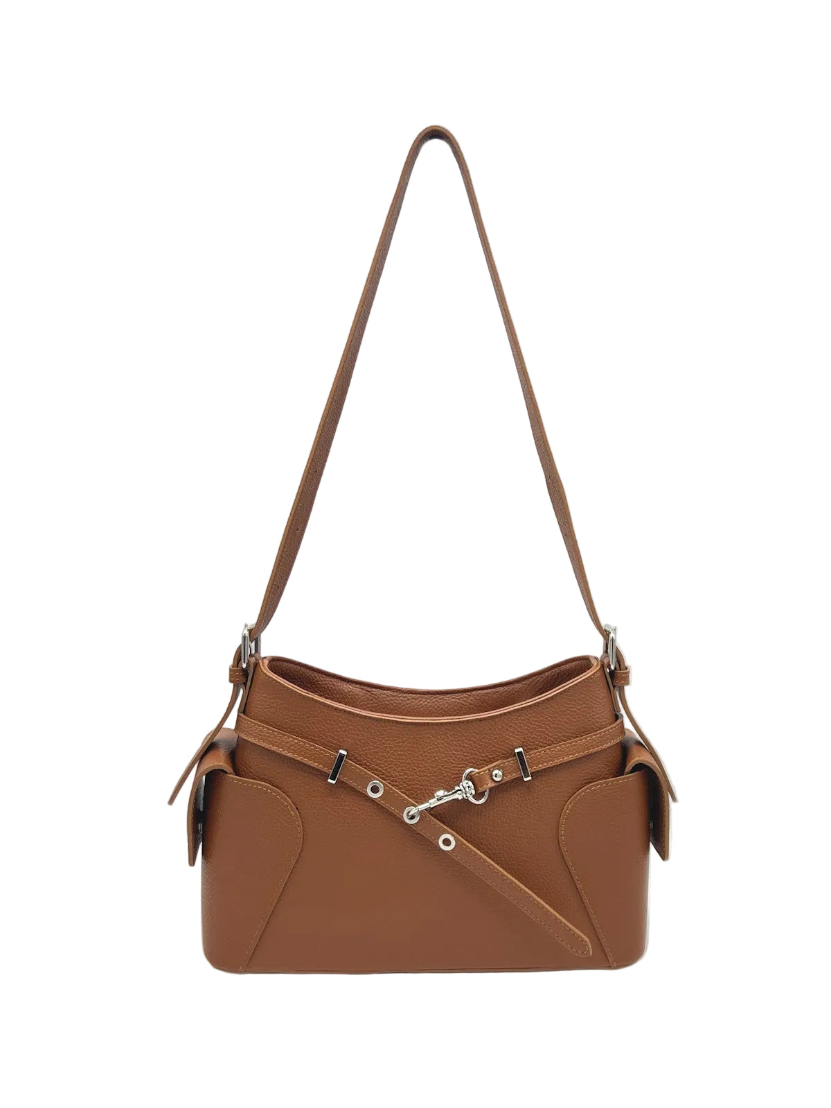 Women's Genuine Leather Shoulder Bag, Made in Italy, art. 112713