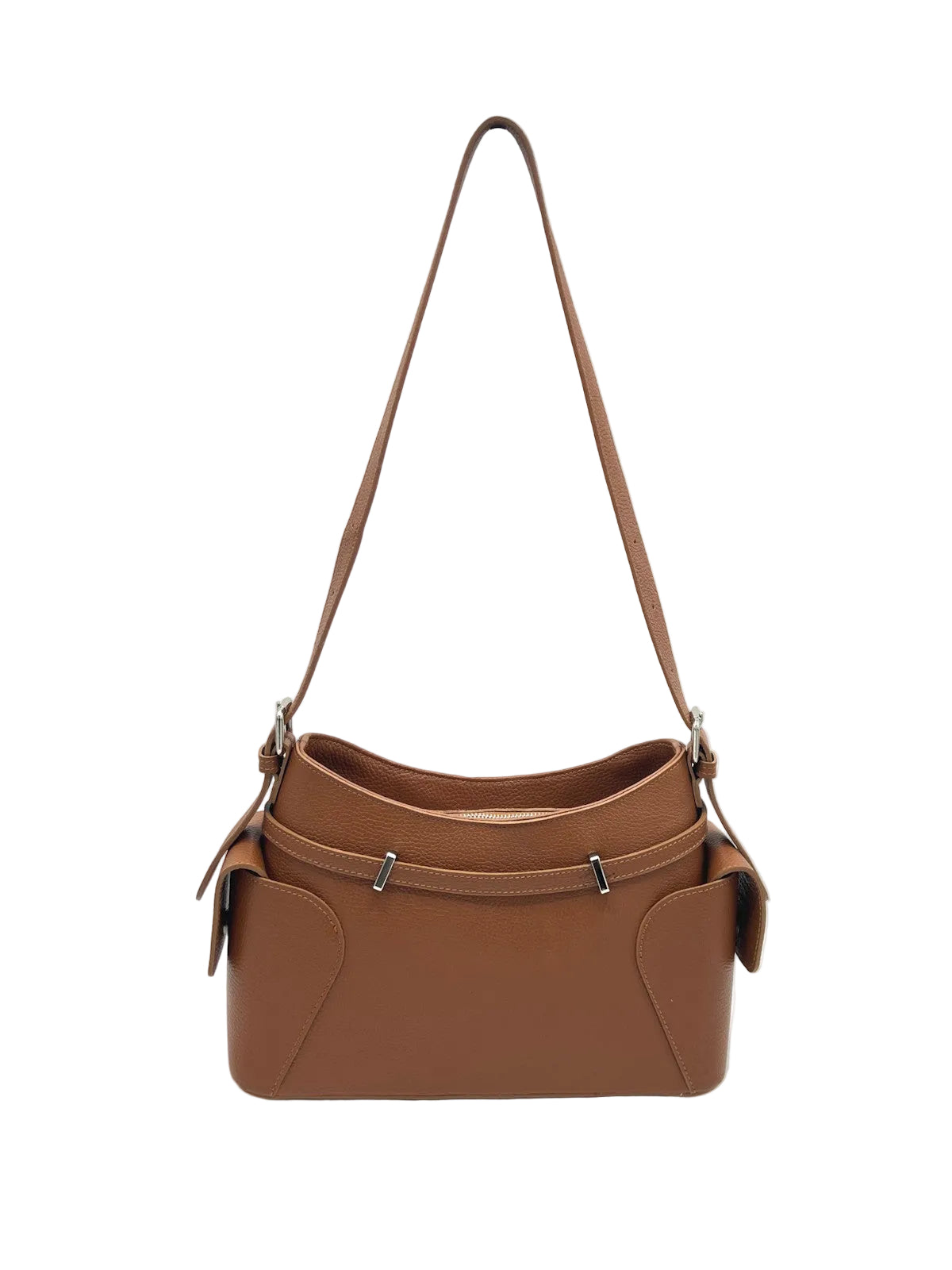 Women's Genuine Leather Shoulder Bag, Made in Italy, art. 112713