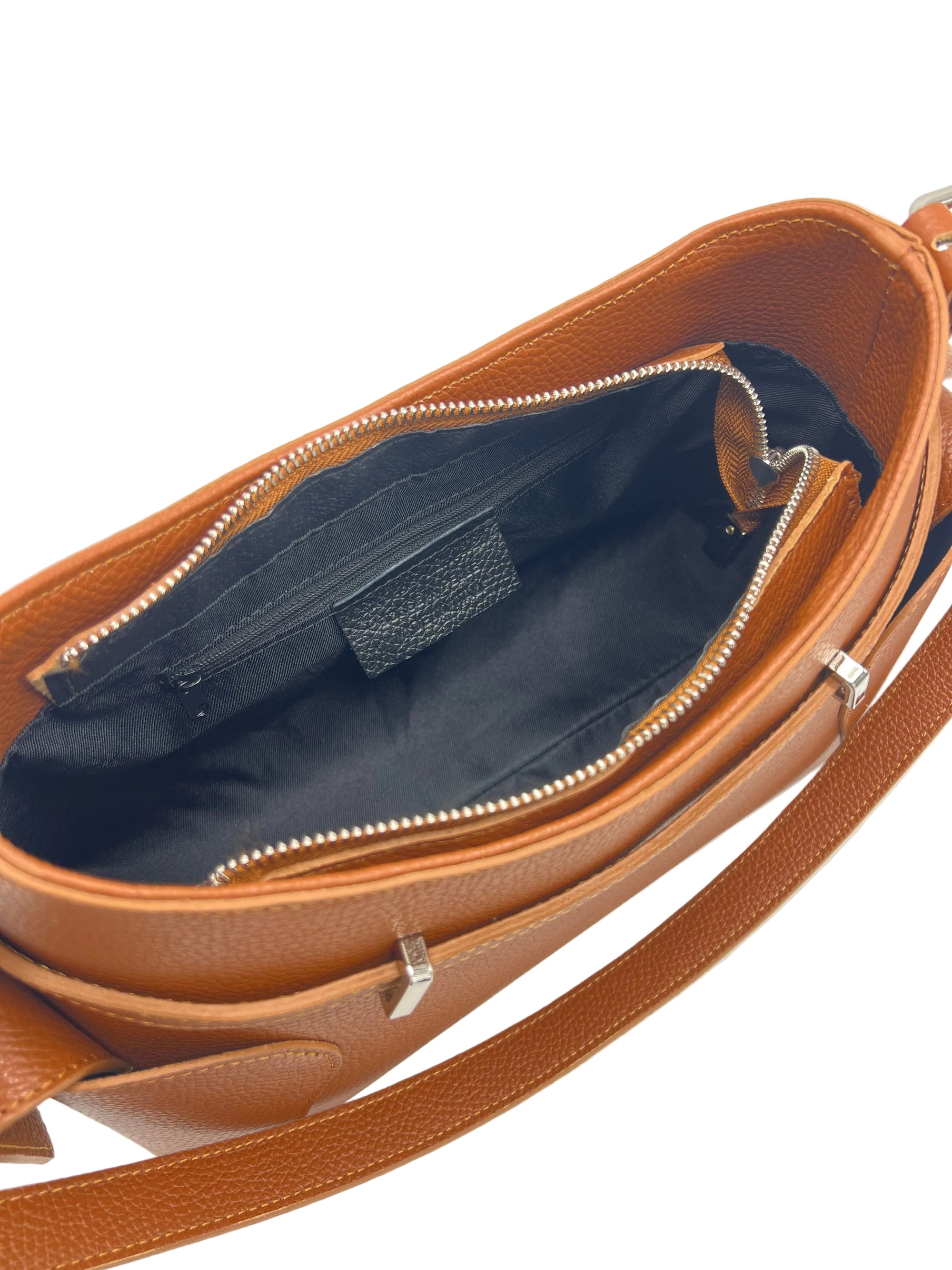 Women's Genuine Leather Shoulder Bag, Made in Italy, art. 112713