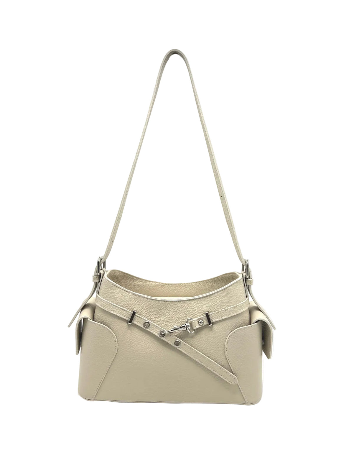 Women's Genuine Leather Shoulder Bag, Made in Italy, art. 112713