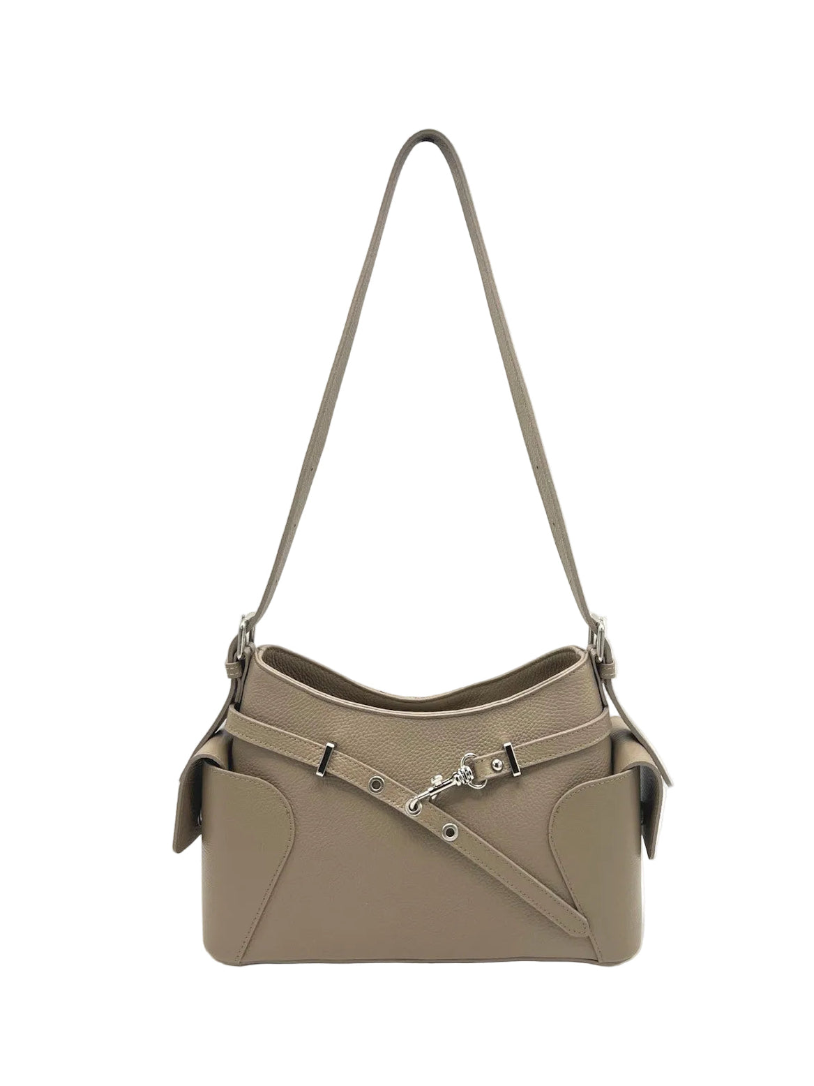 Women's Genuine Leather Shoulder Bag, Made in Italy, art. 112713