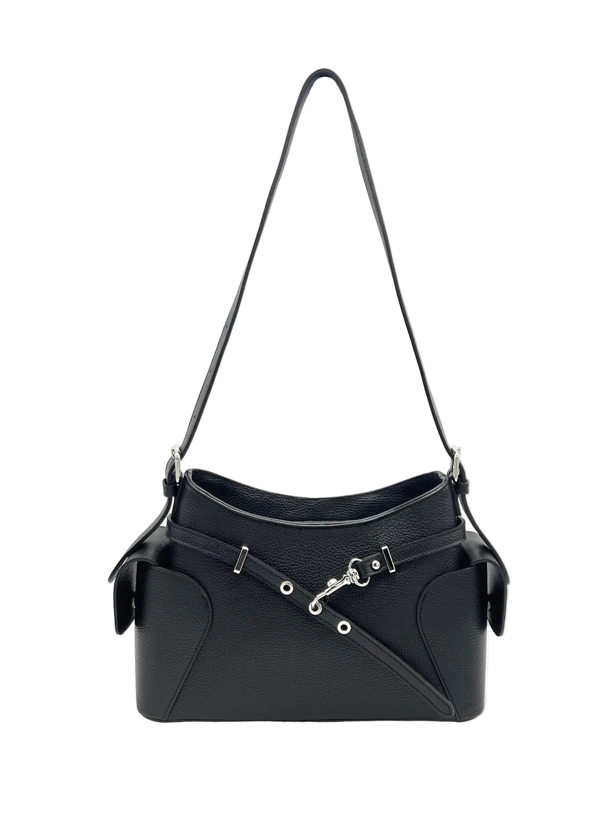 Women's Genuine Leather Shoulder Bag, Made in Italy, art. 112713