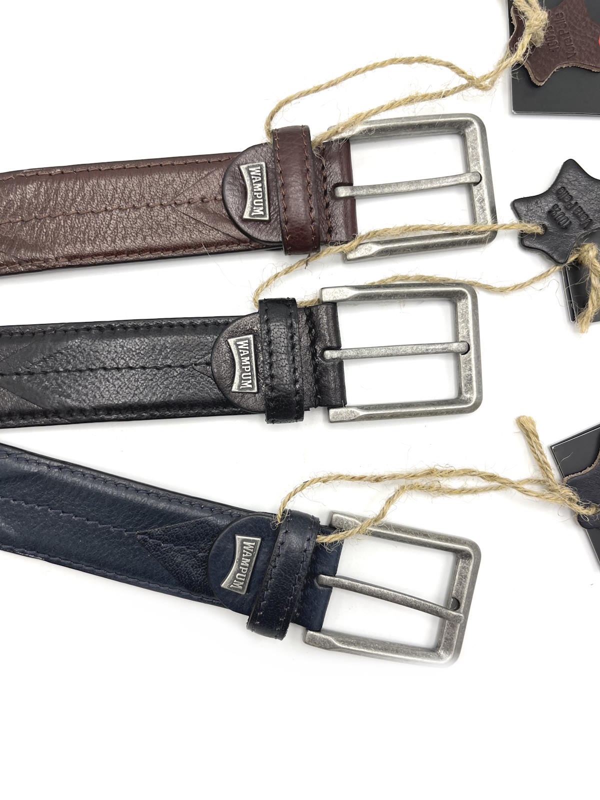 Genuine leather belt, Brand Wampum, art. IDK503/35