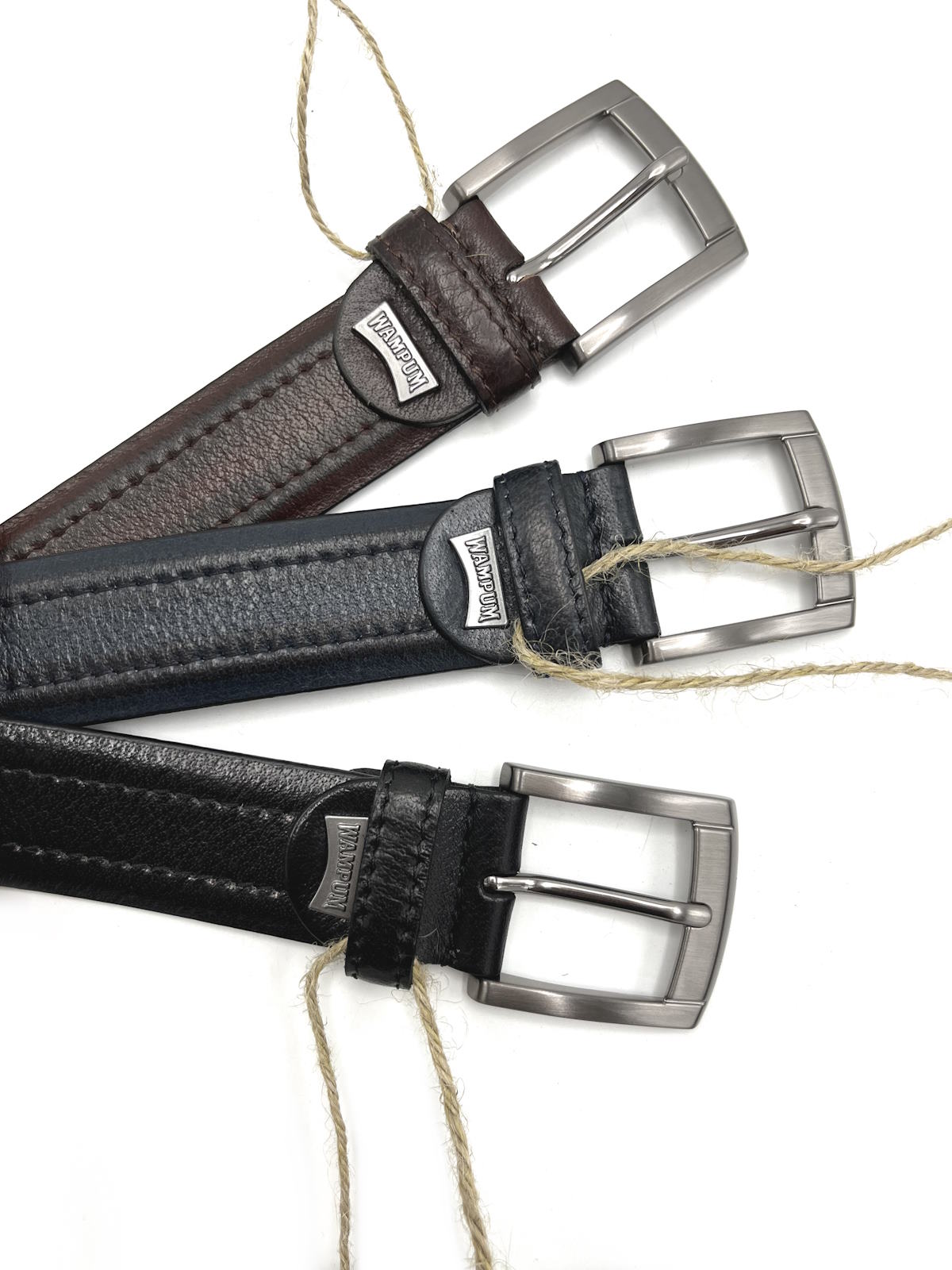 Genuine leather belt, Brand Wampum, art. IDK504/35