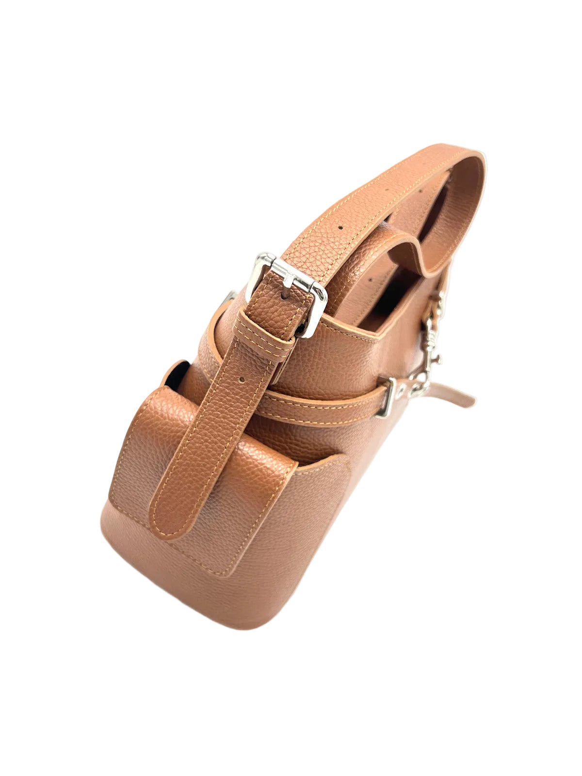 Women's Genuine Leather Shoulder Bag, Made in Italy, art. 112713