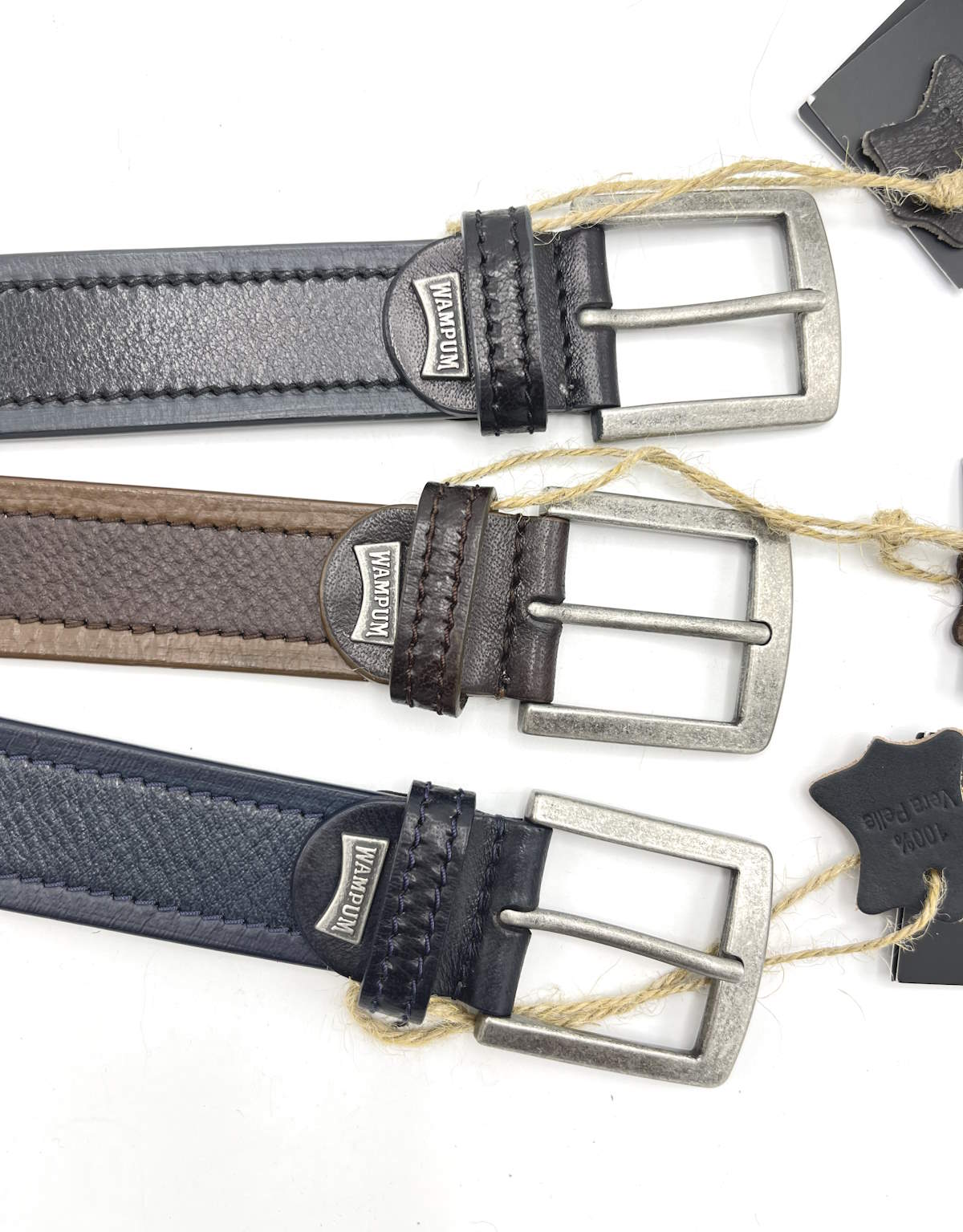 Genuine leather belt, Brand Wampum, art. IDK502/35