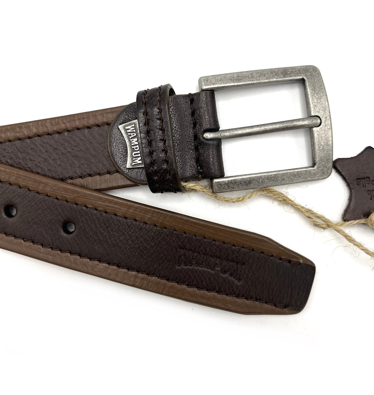 Genuine leather belt, Brand Wampum, art. IDK502/35