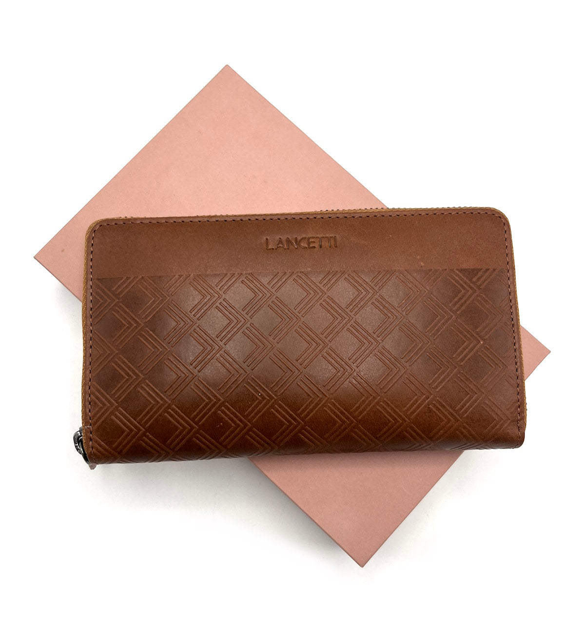 Genuine leather wallet, Brand Lancetti, art. LL23765-38