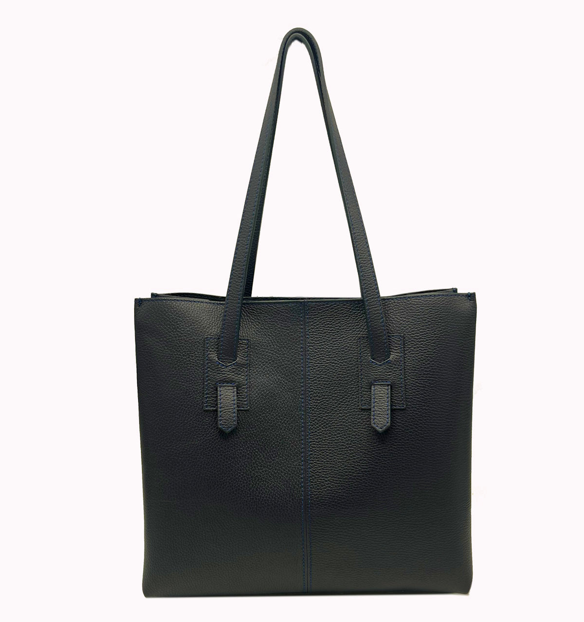 Borsa tote in vera pelle, Made in Italy, art. 112473