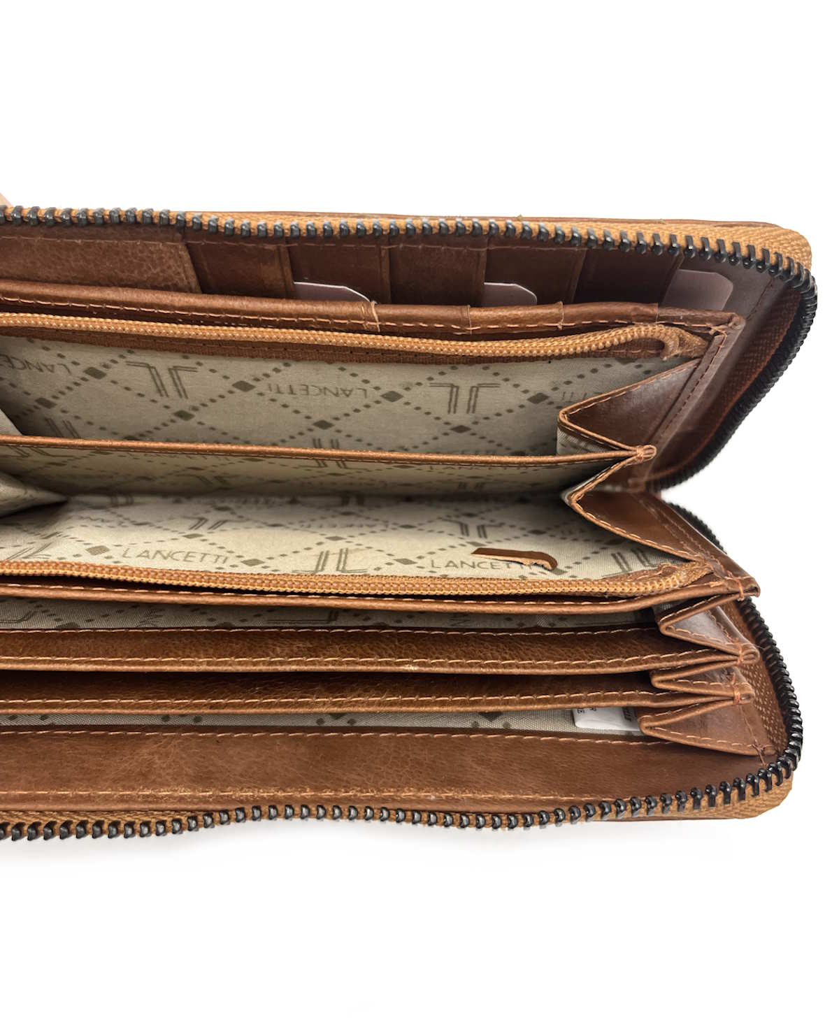 Genuine leather wallet, Brand Lancetti, art. LL23765-38