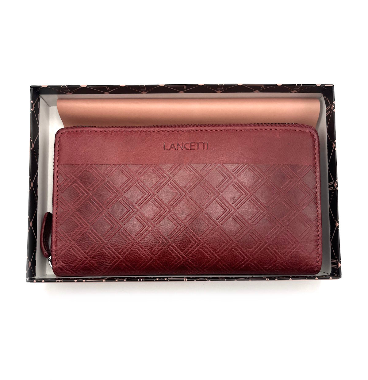 Genuine leather wallet, Brand Lancetti, art. LL23765-38