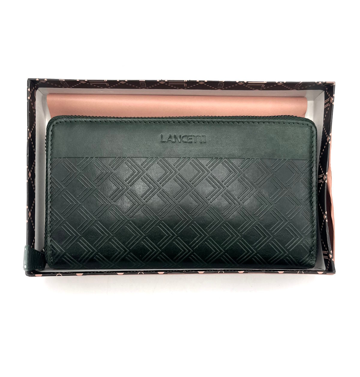 Genuine leather wallet, Brand Lancetti, art. LL23765-38