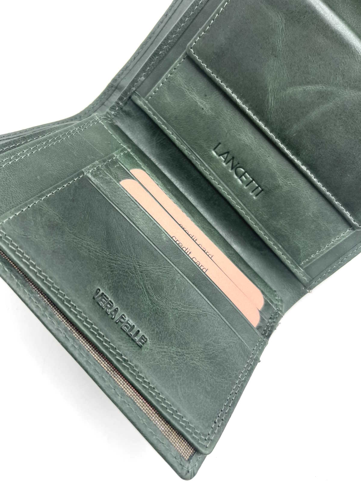 Genuine leather wallet, Brand Lancetti, art. LL23765-31
