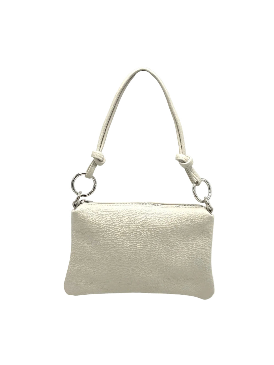 Women's Genuine Leather Handbag with Removable Strap, Made in Italy, art. 112711