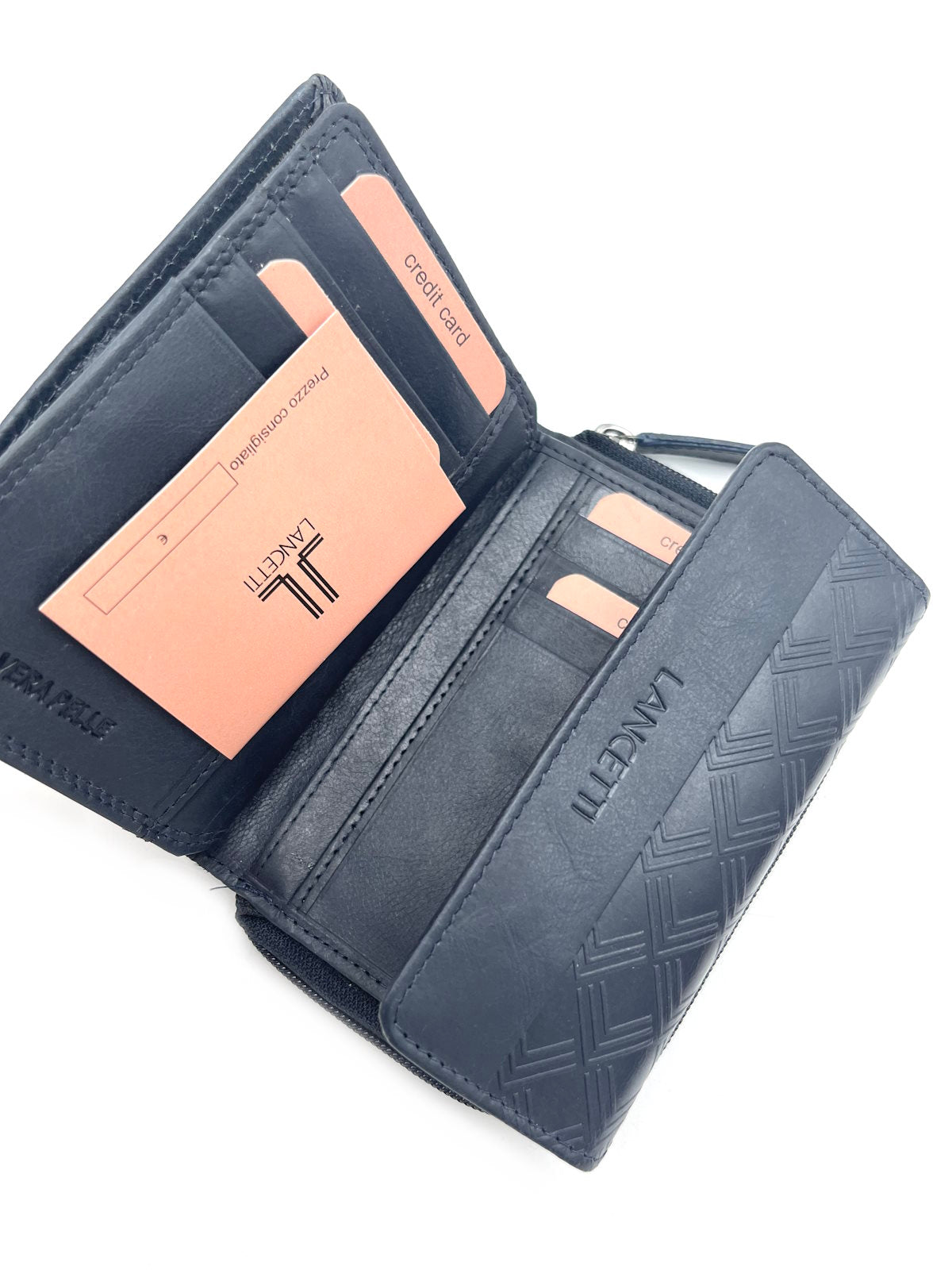 Genuine leather wallet, Brand Lancetti, art. LL23765-32
