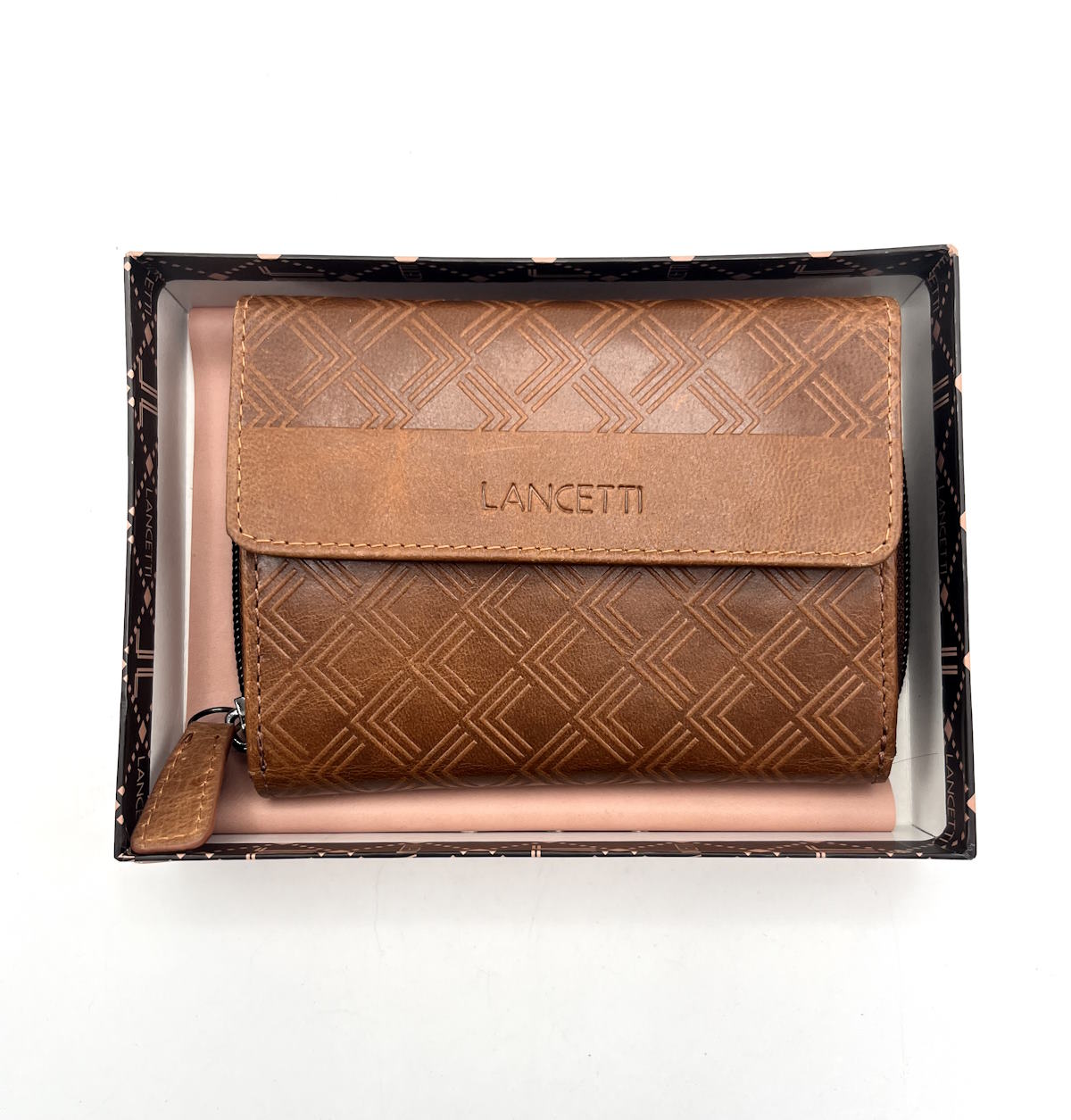 Genuine leather wallet, Brand Lancetti, art. LL23765-32