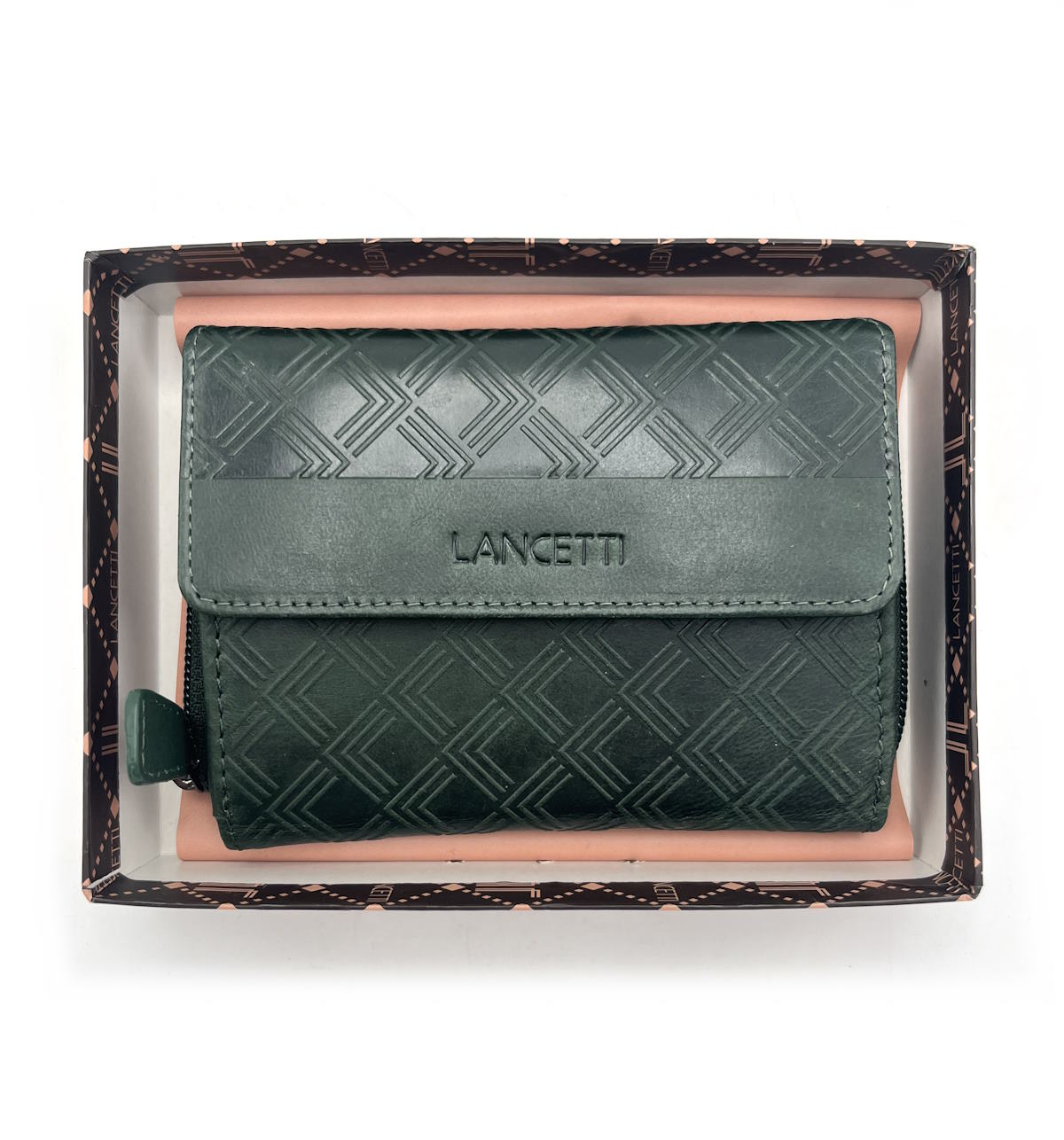 Genuine leather wallet, Brand Lancetti, art. LL23765-32