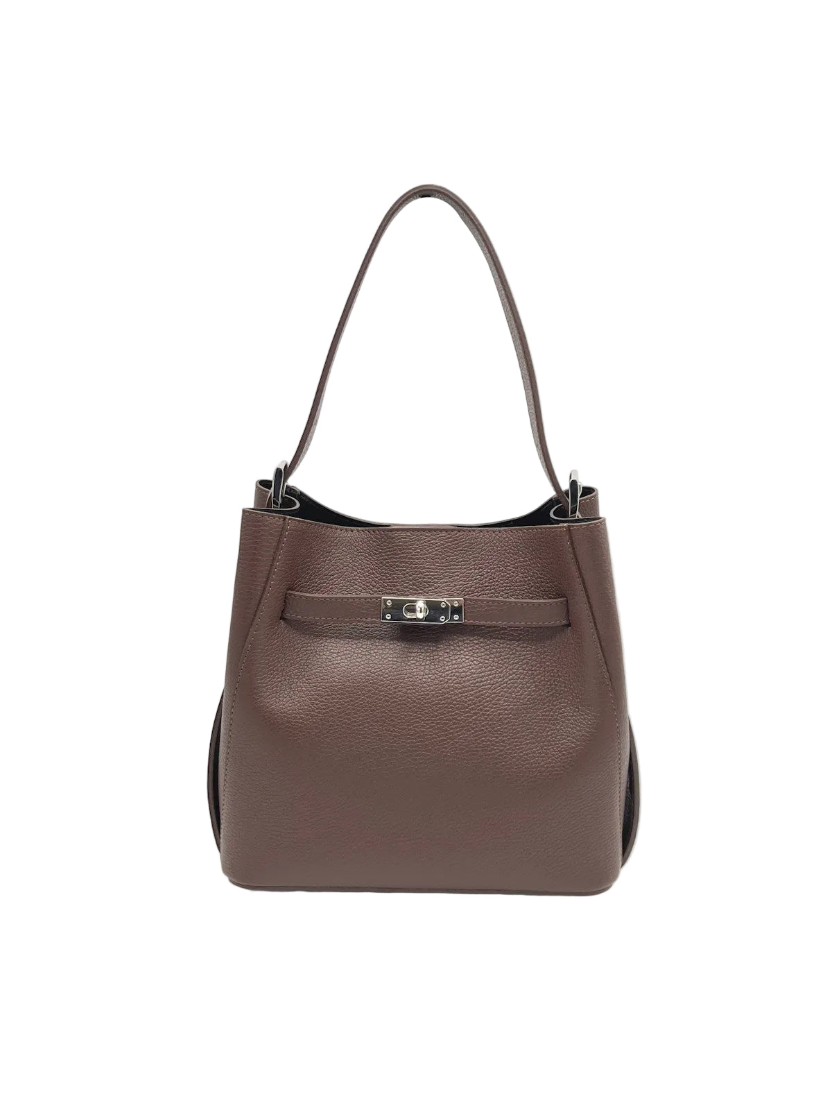 Women's Genuine Leather Shoulder Bag, Made in Italy, art. 112722