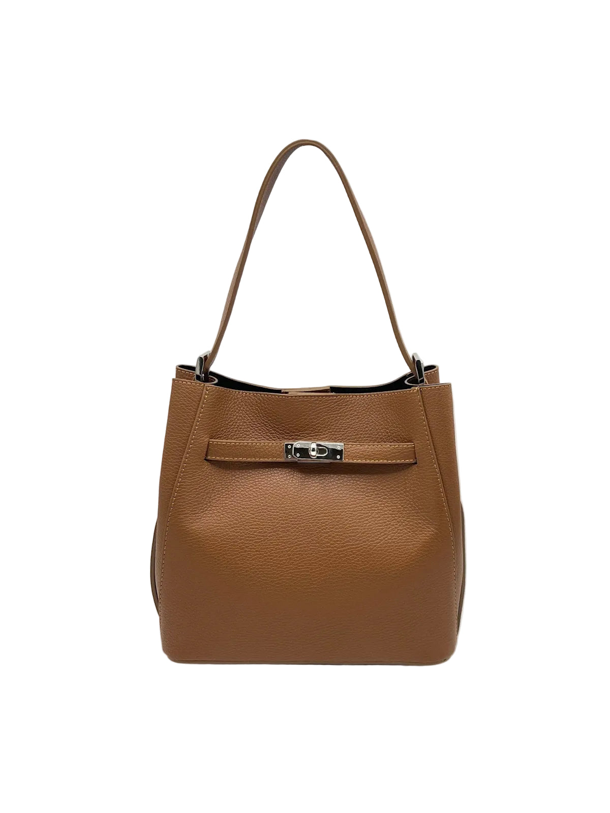 Women's Genuine Leather Shoulder Bag, Made in Italy, art. 112722