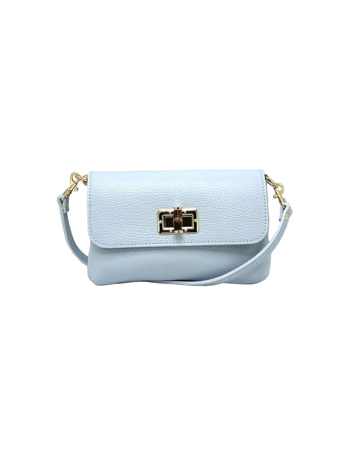 Summer Collection, Women's Genuine Leather Mini Flap Shoulder Bag, Made in Italy, art. 112720