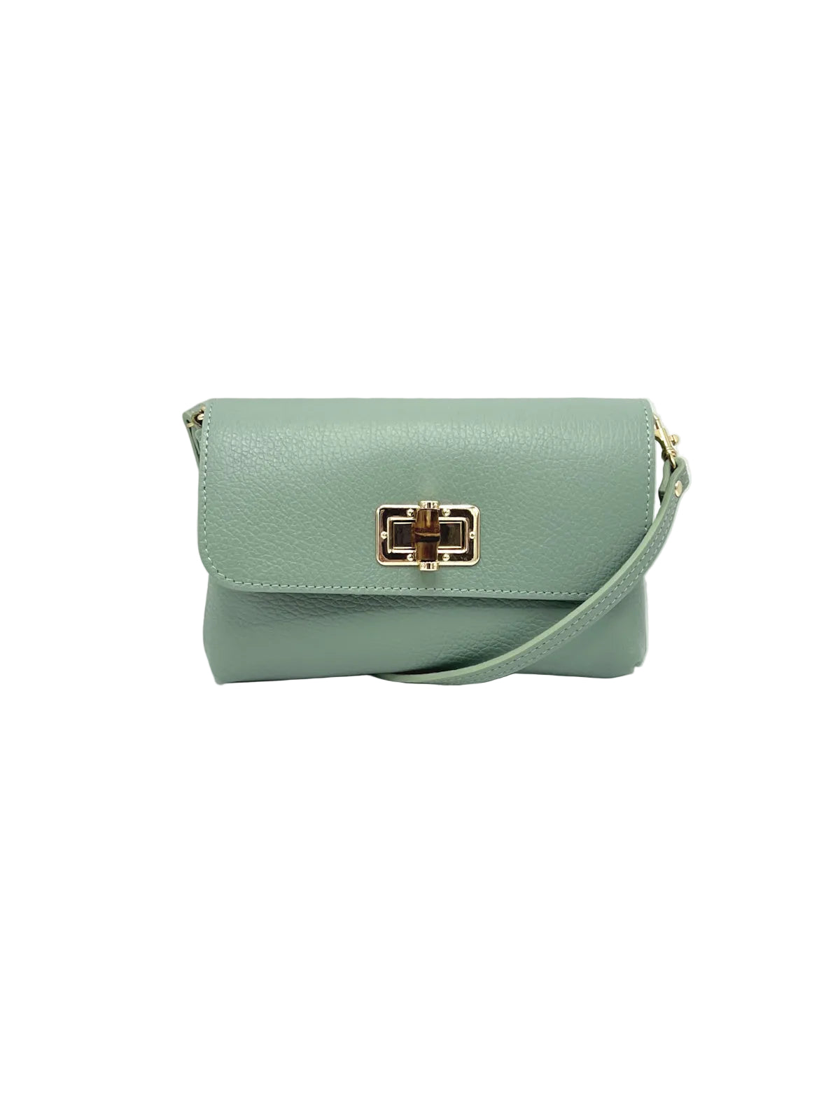 Summer Collection, Women's Genuine Leather Mini Flap Shoulder Bag, Made in Italy, art. 112720