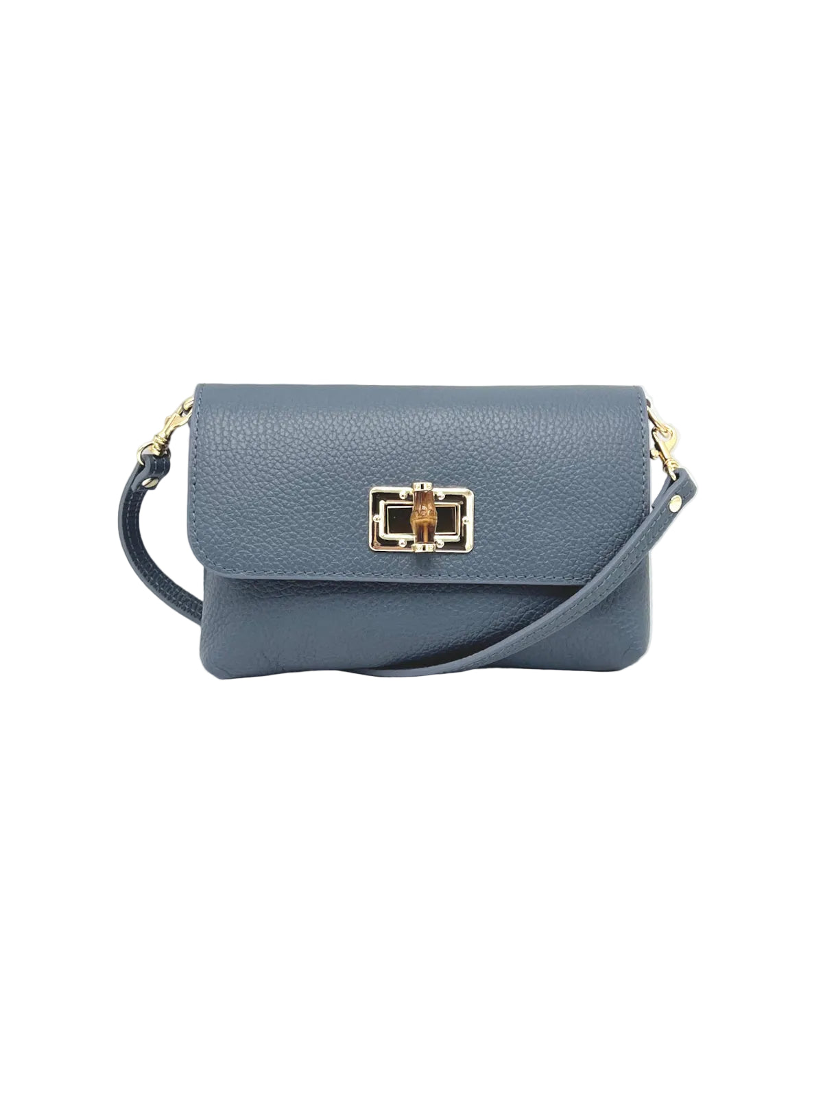 Summer Collection, Women's Genuine Leather Mini Flap Shoulder Bag, Made in Italy, art. 112720