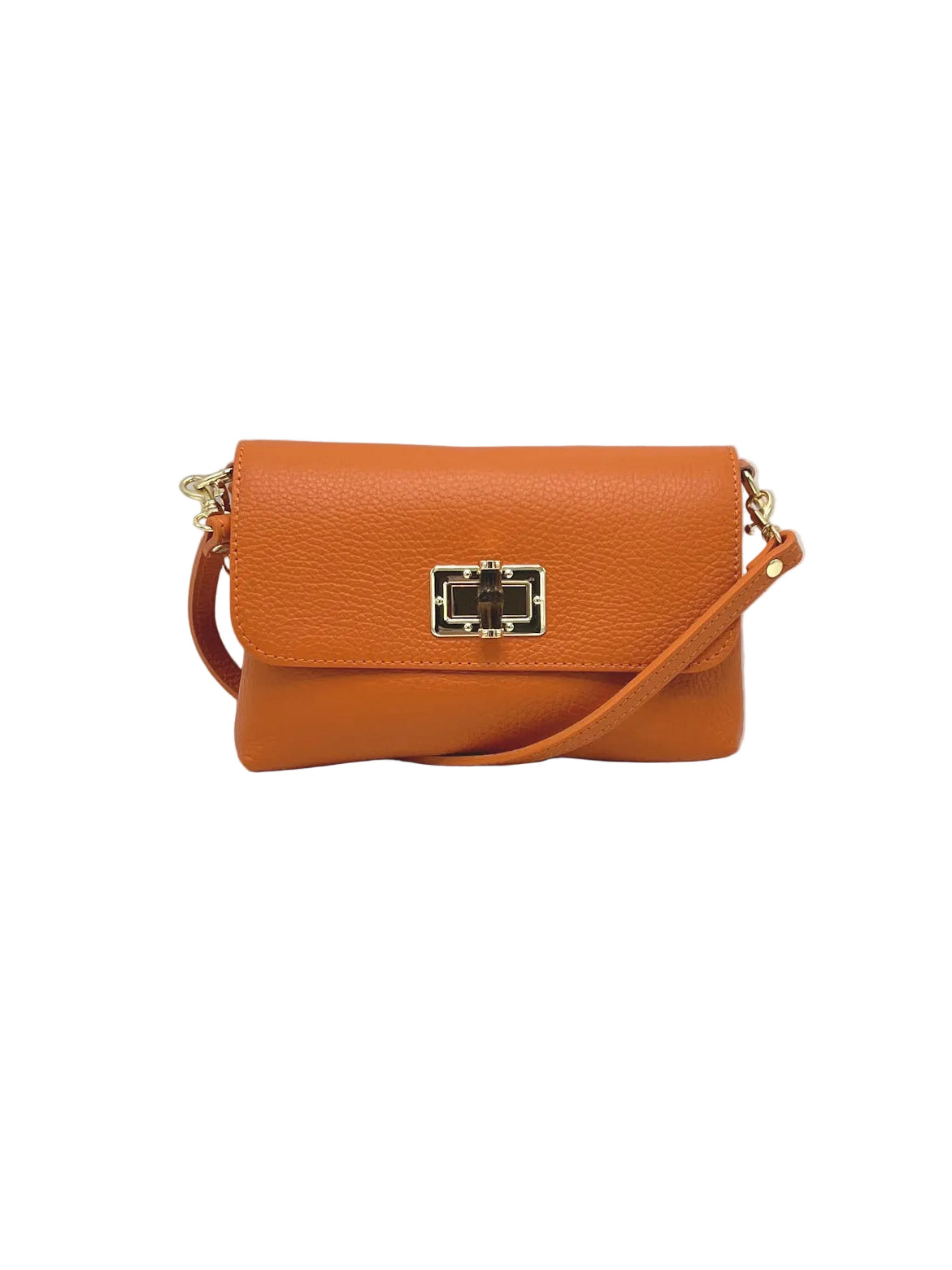 Summer Collection, Women's Genuine Leather Mini Flap Shoulder Bag, Made in Italy, art. 112720