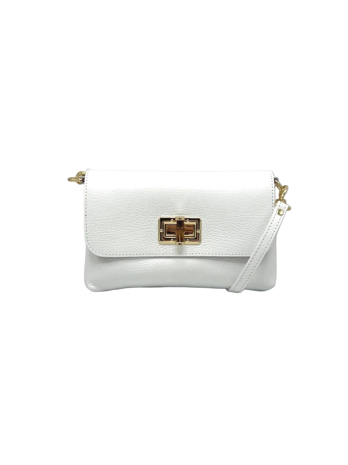 Summer Collection, Women's Genuine Leather Mini Flap Shoulder Bag, Made in Italy, art. 112720