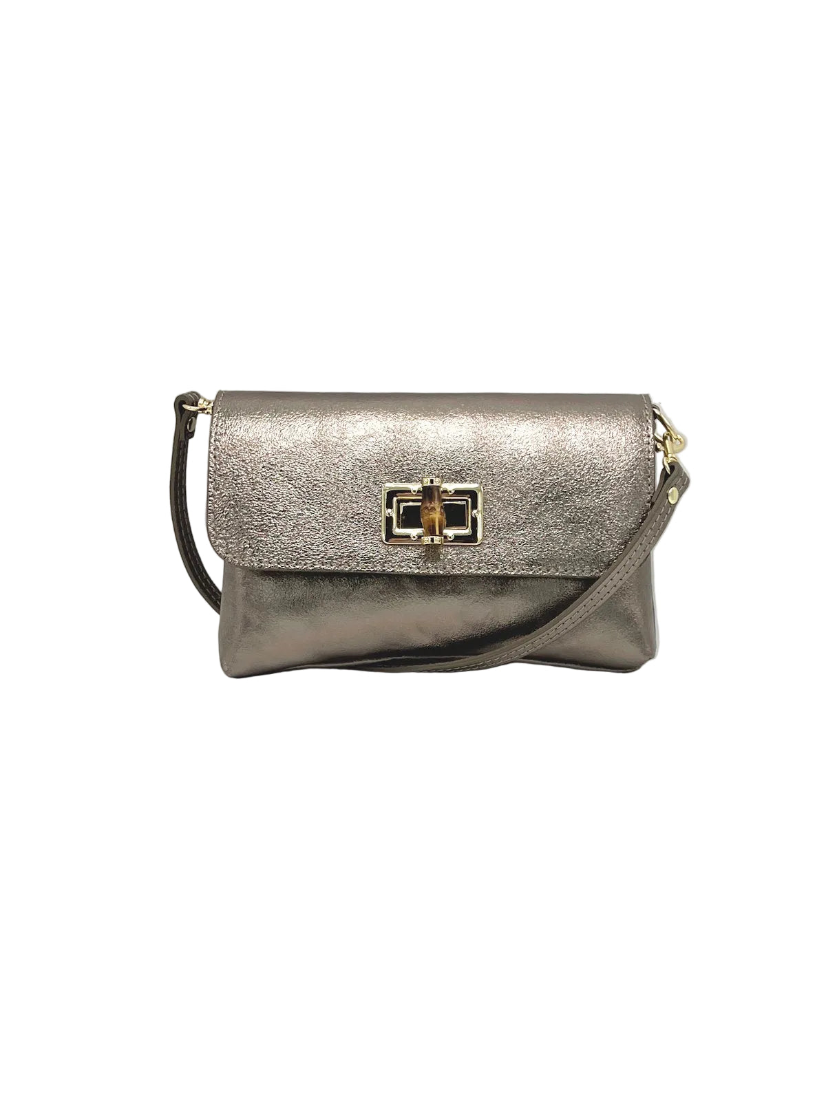 Summer Collection, Women's Genuine Leather Mini Flap Shoulder Bag, Made in Italy, art. 112720
