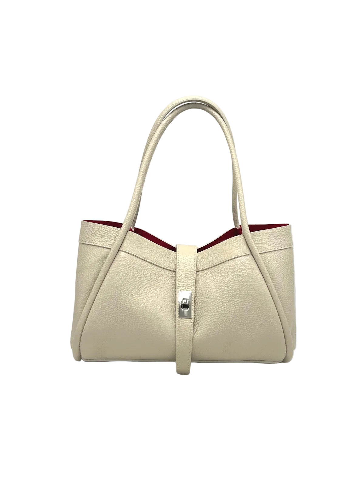 Women's Genuine Leather Handbag with Crossbody Strap, Made in Italy, art. 112724