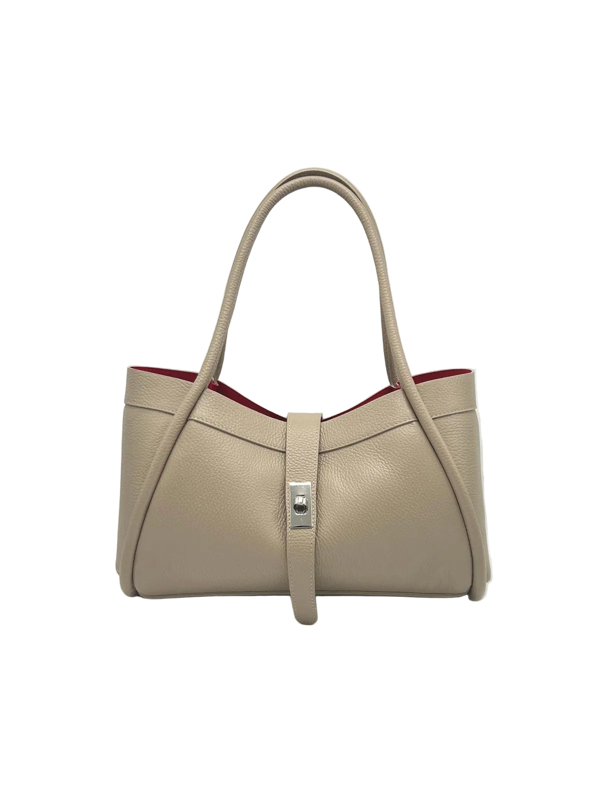 Women's Genuine Leather Handbag with Crossbody Strap, Made in Italy, art. 112724