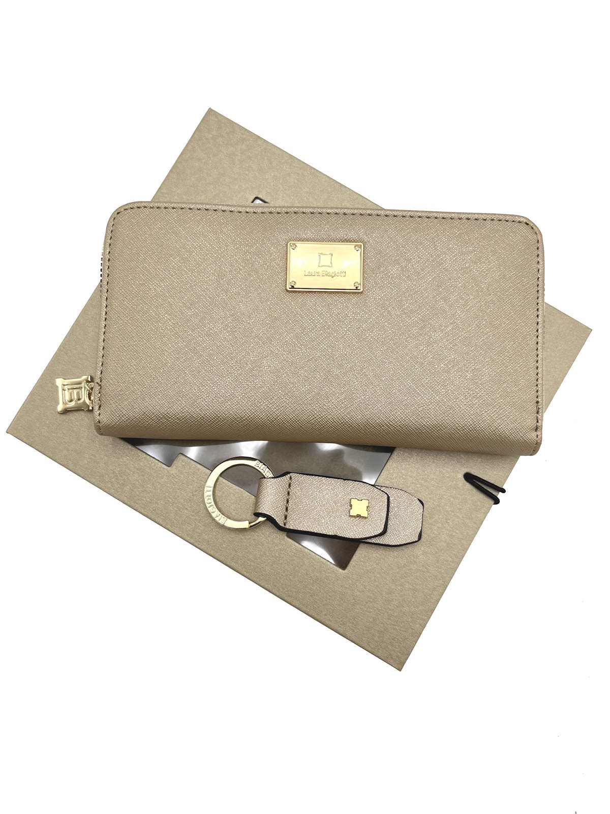Set wallet and key holder, Laura Biagiotti gift box, for women, art. LB23W-049