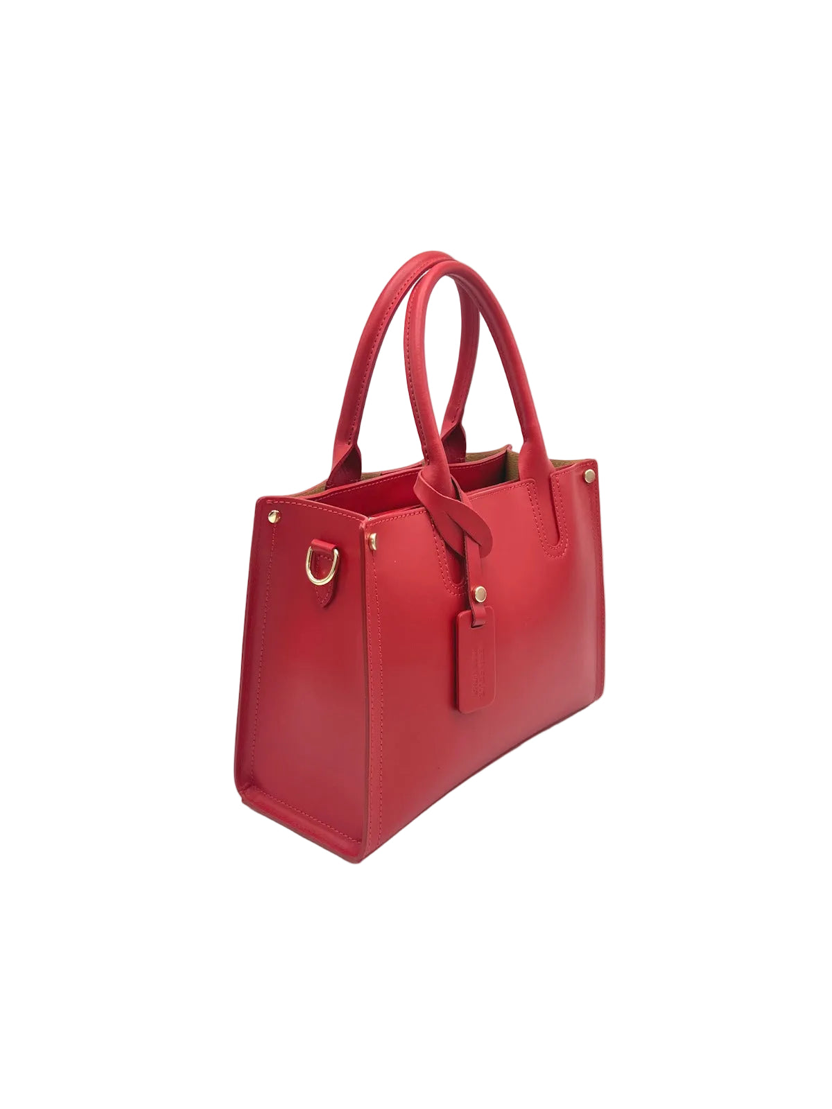 Women's Genuine Leather Handbag with Crossbody Strap, Made in Italy, art. 112577New