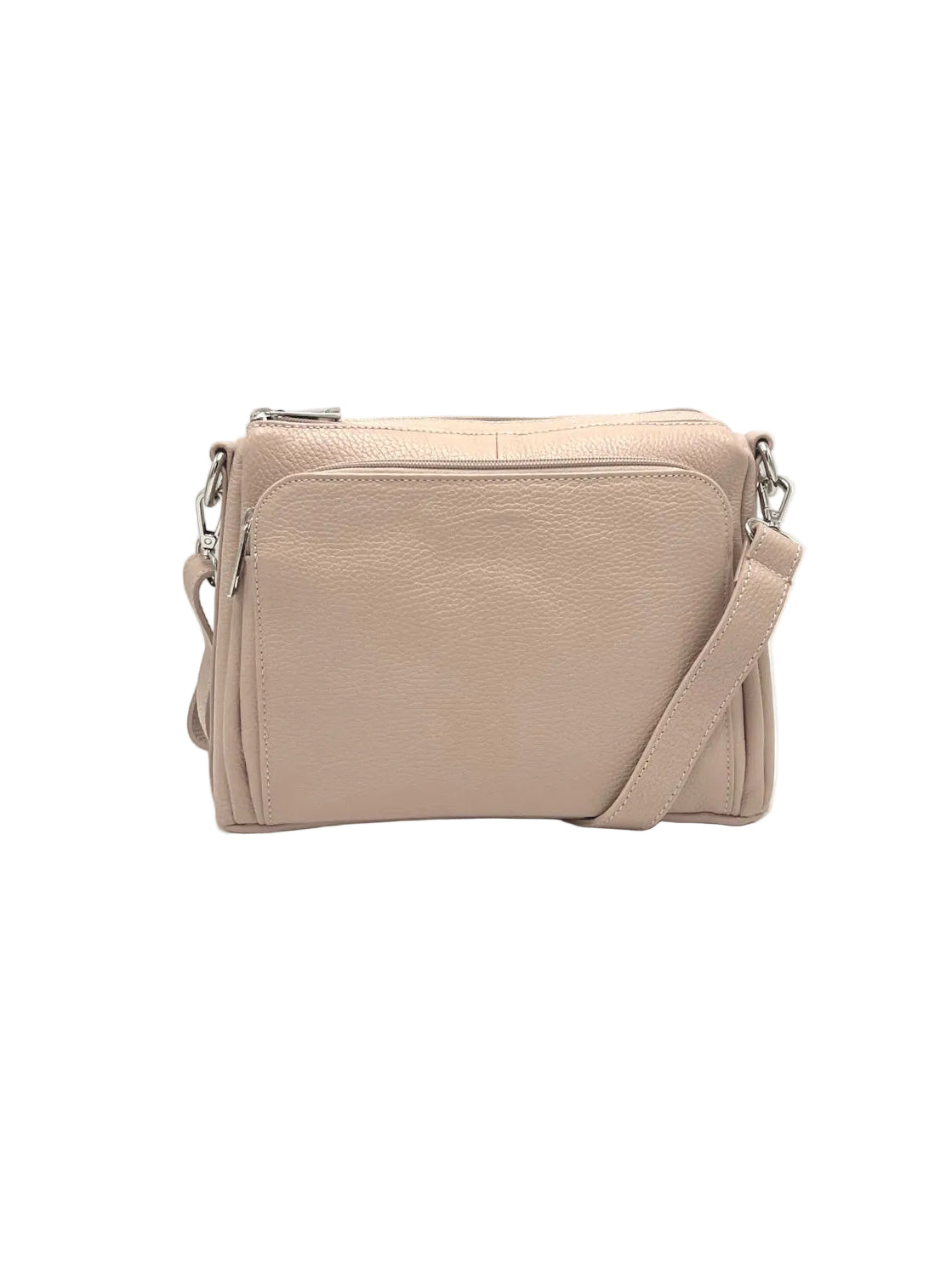 Genuine leather shoulder bag, Made in Italy, art. 112650