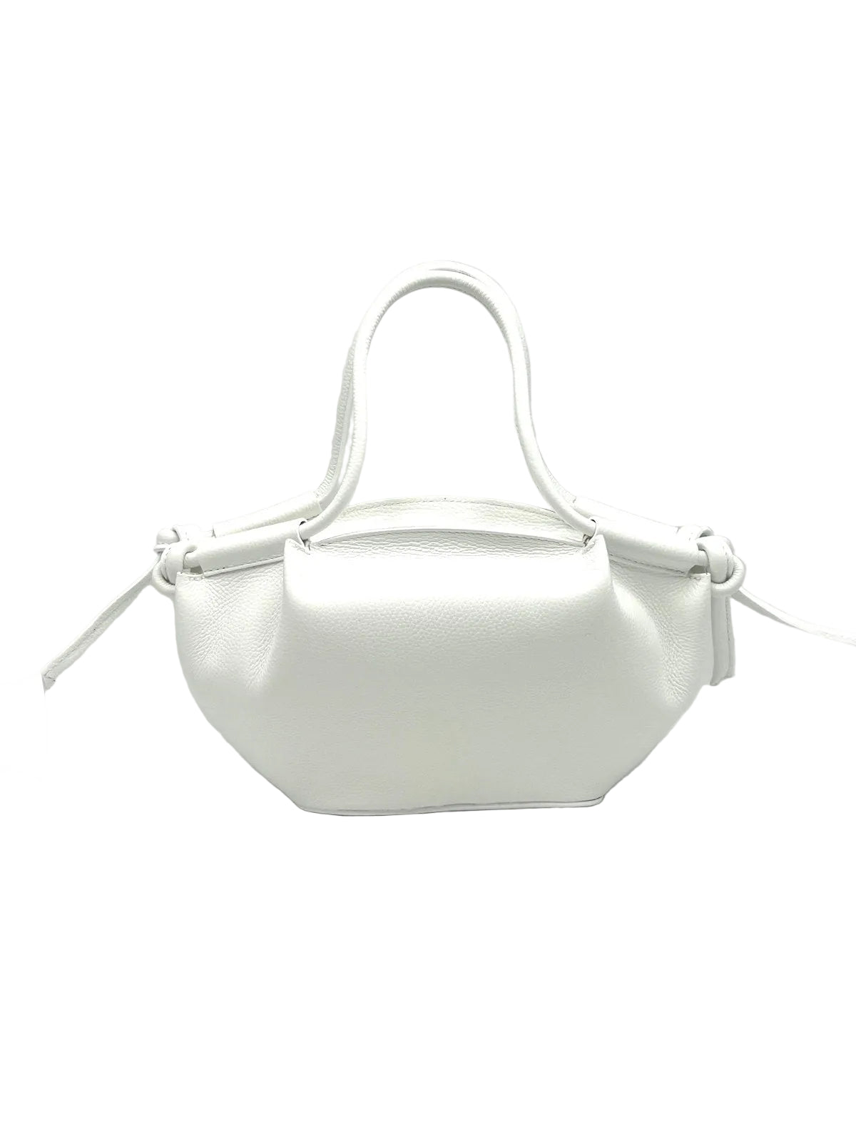 Women's Genuine Leather Top Handle Bag with Crossbody Strap, Made in Italy, art. 112727